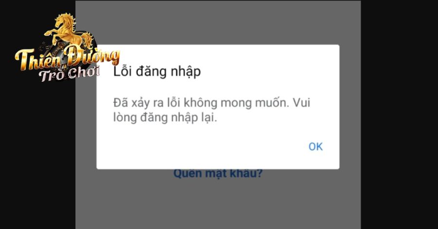 Người chơi nhập sai mật khẩu quá 5 lần bị khoá tài khoản